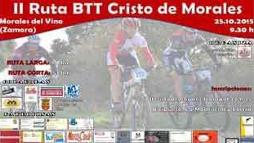 Cartel anunciador de la marcha de bicicleta de montaña.