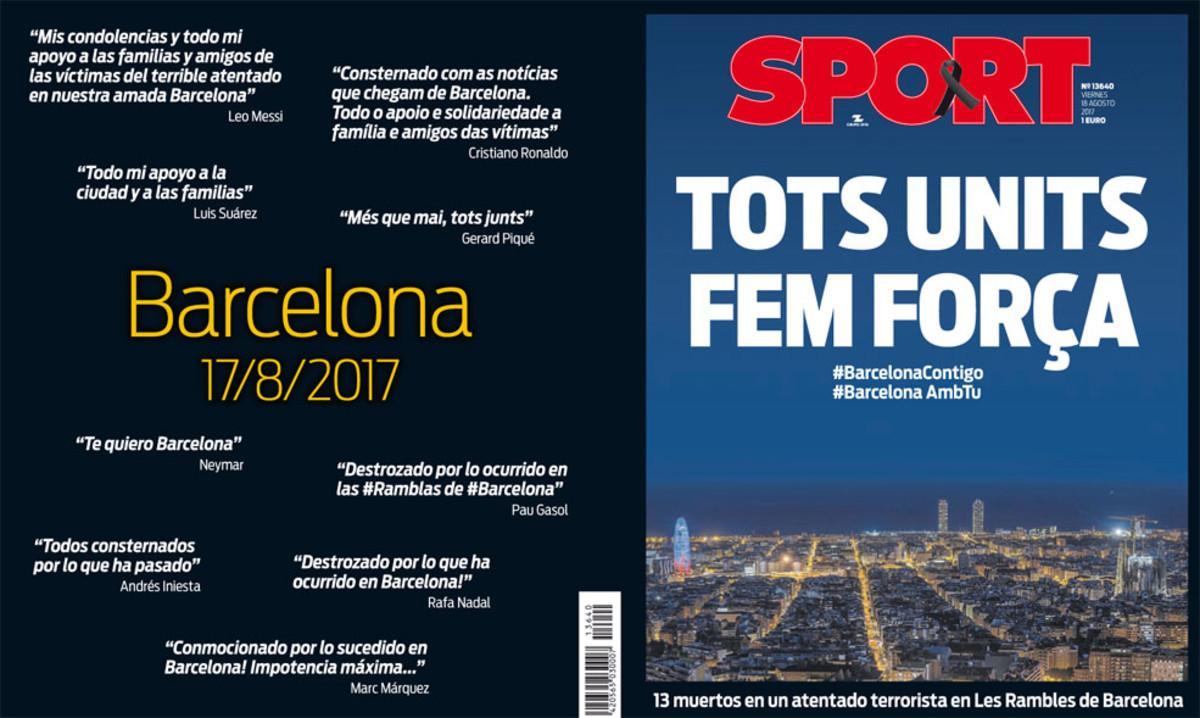 La portada de SPORT de hoy