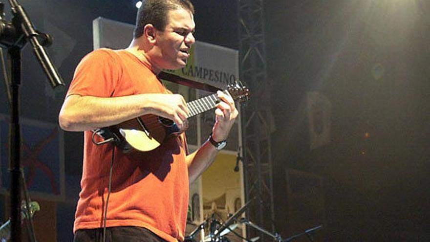 José Antonio Ramos, en plena actuación.