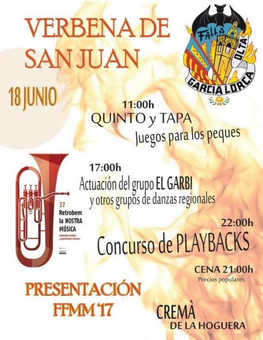 Los carteles de la fiesta de San Juan