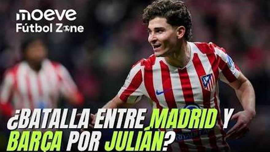 ¿Batalla entre Madrid y Barça por Julián Álvarez?