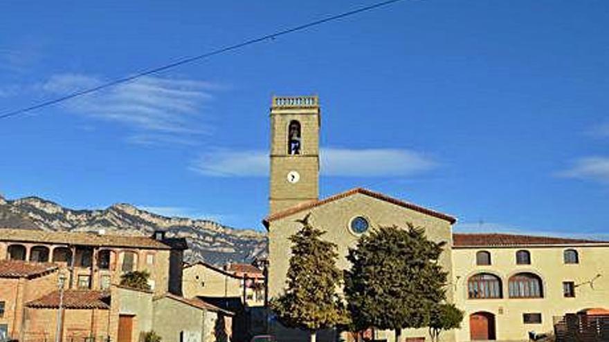 Estat actual de la plaça de l&#039;Església d&#039;Avià