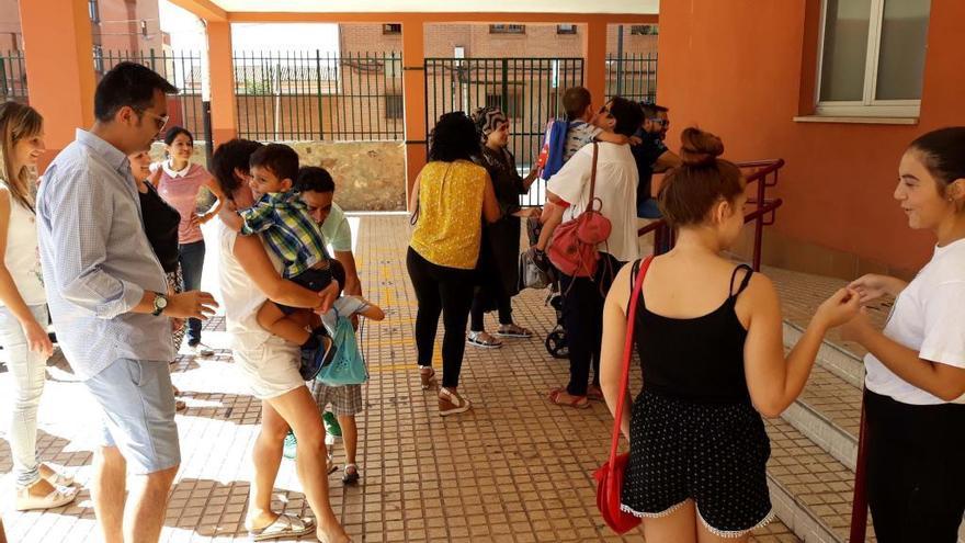 Inicio del pasado curso en el CEIP Las Heras.