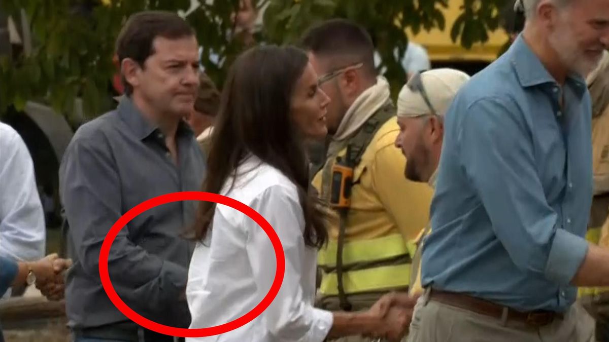 Los brigadistas que negaron el saludo a Mañueco: "Nos faltan medios"