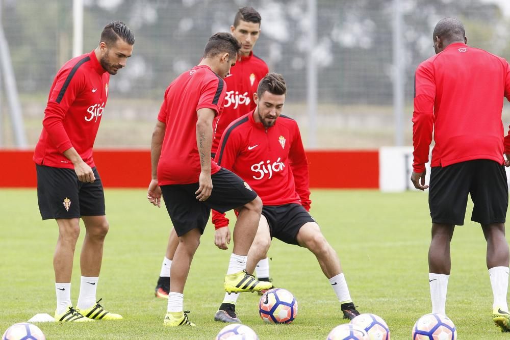 Entrenamiento del Sporting