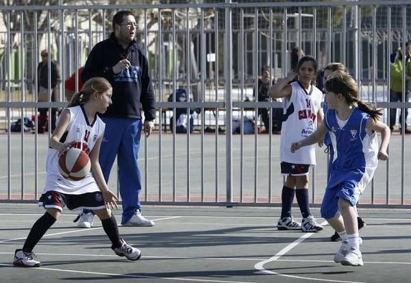 BALONCESTO: Maristas-Helios (liga de escuelas) / St Casablanca-Helios (preinfantil femenino)  / Compañía de María-Helios (benjamín femenino)  / Alierta-Helios (alevín femenino B)