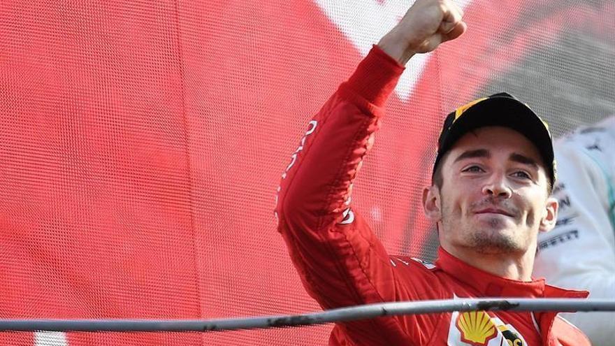 Leclerc desata el delirio en Italia