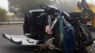 Varios heridos graves tras un accidente en la autopista AP-4 sentido Sevilla