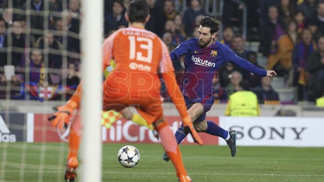 Partido de vuelta de octavos de final entre FC Barcelona, 3 - Chelsea, 0