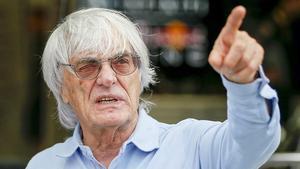 El magnate británico y patrón de la F-1, Bernie Ecclestone.