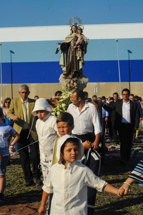 Procesión de la Virgen del Carmen 2017 en Arousa