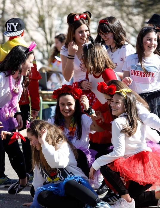 Antroxu en los colegios de Gijón