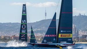 El Luna Rossa i l’INEOS no cedeixen en la final de la Louis Vuitton Cup