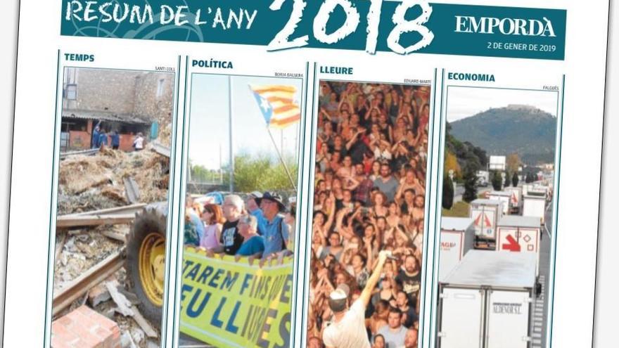 L&#039;EMPORDÀ arriba al quiosc aquest dimecres amb l&#039;especial Resum 2018