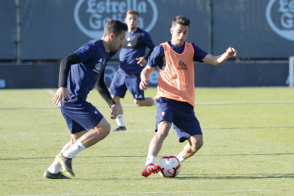 El Celta prepara el partido ante el Villarreal