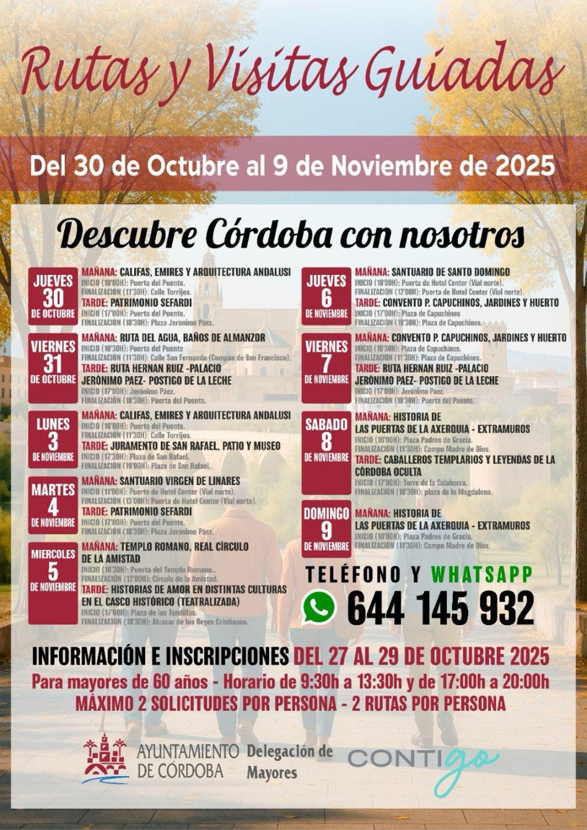 Visitas guiadas organizadas por el Ayuntamiento.