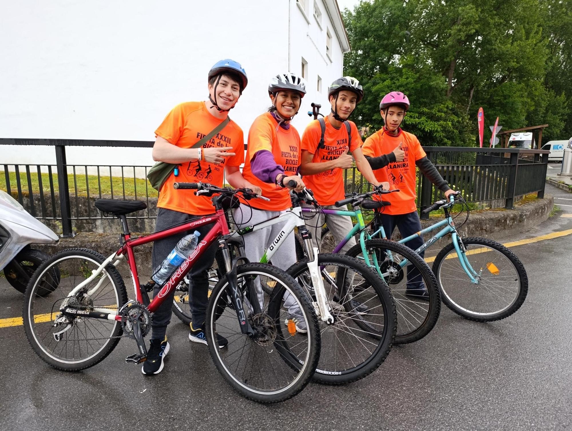 La Fiesta de la Bicicleta triunfa en Llanera