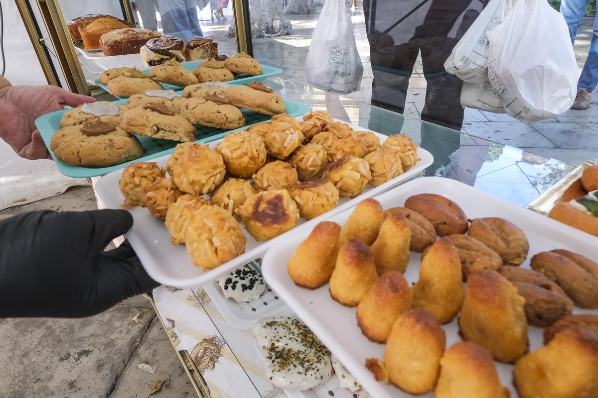 Dulces del puesto de La dama del pan.