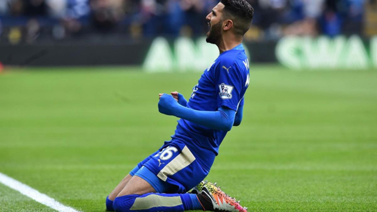 Mahrez, la gran estrella de la Premier League esta temporada