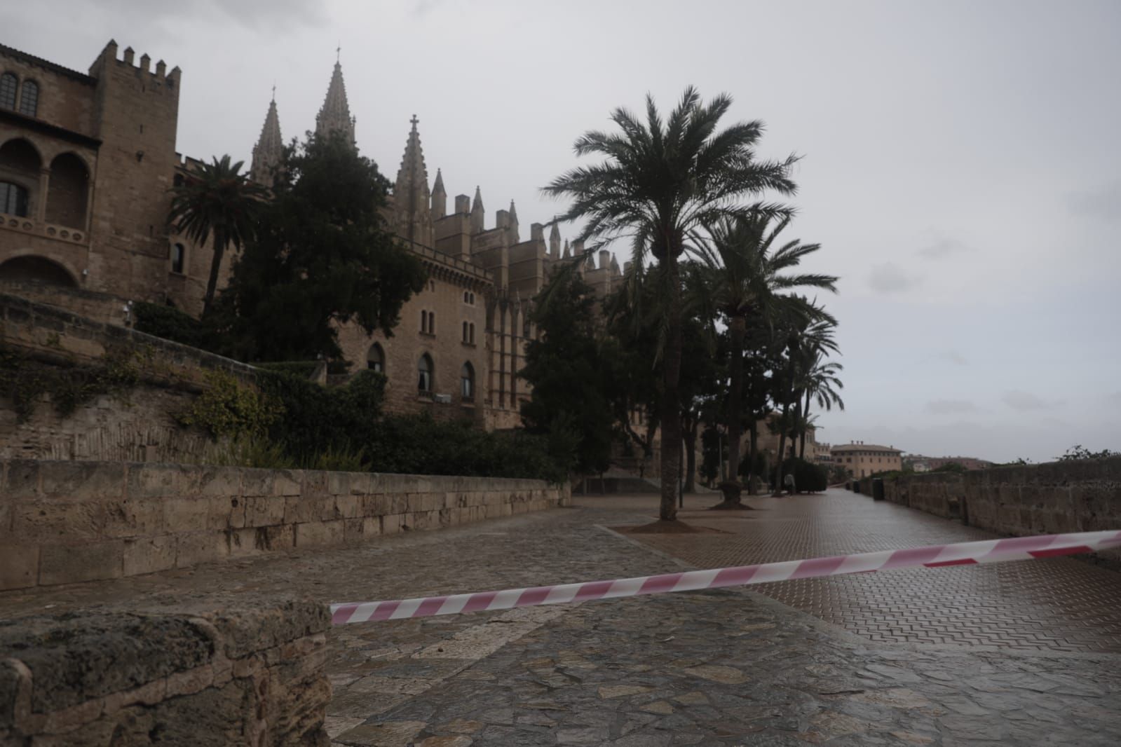 Cort vuelve a cerrar a peatones el paseo Sagrera y Dalt Murada por el viento