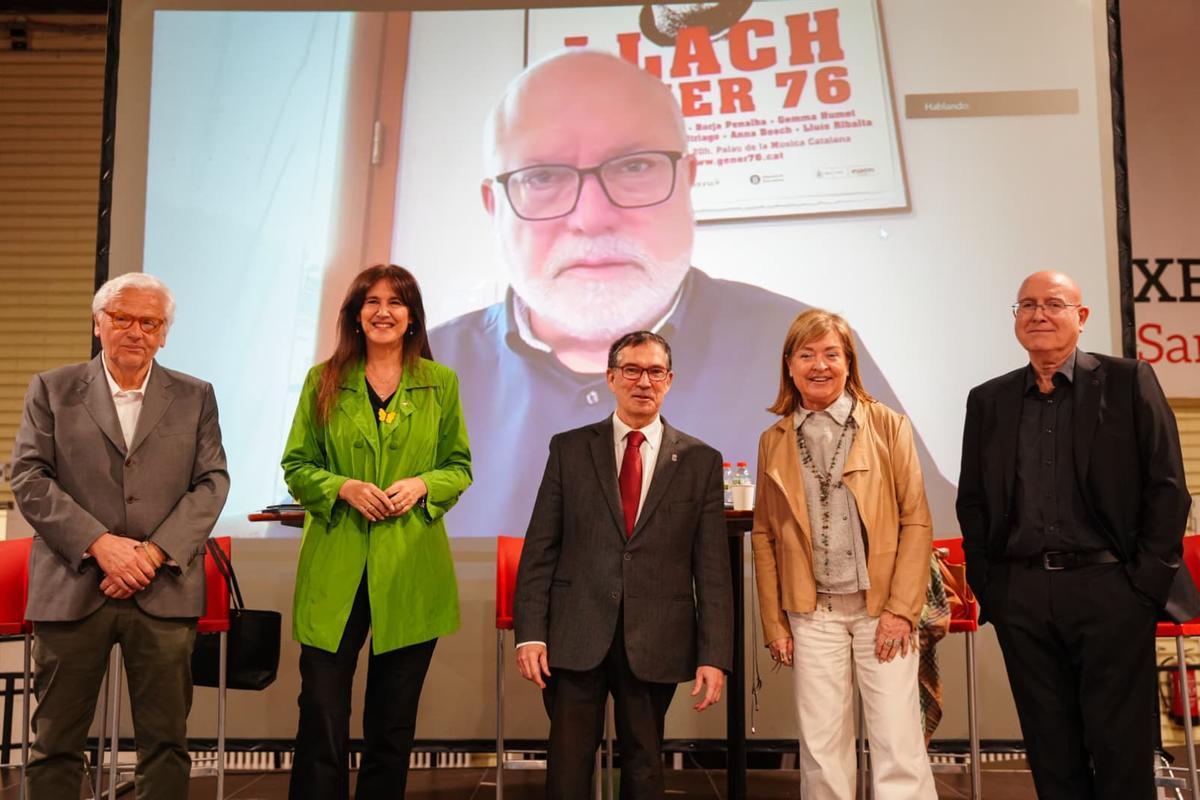 Los cinco exconsellers de Cultura y el abogado  Jaume Alonso Cuevillas