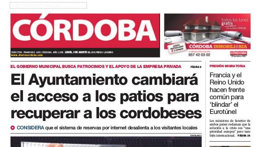 La portada de CÓRDOBA