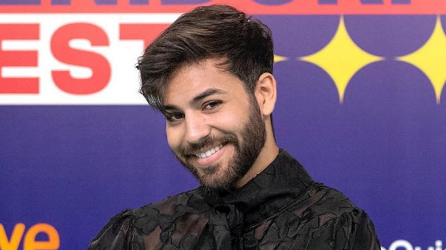 Agoney, participante en el Benidorm Fest 2023.