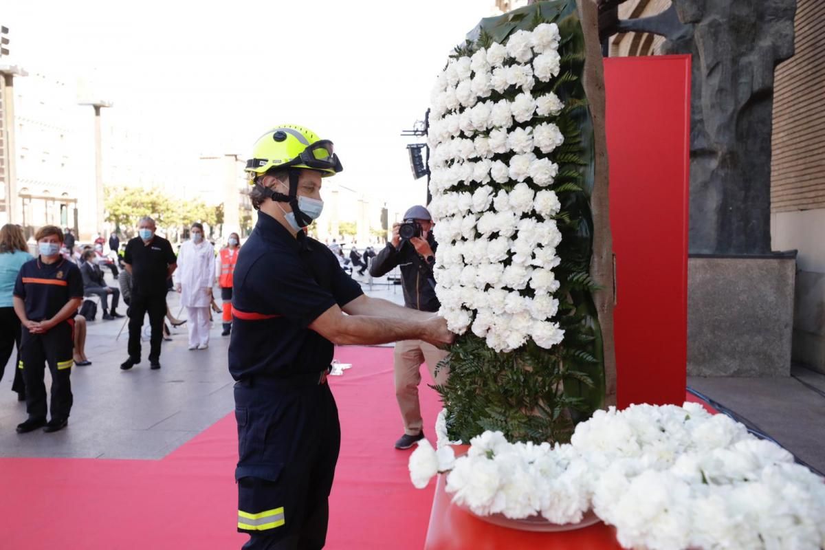 Acto de homenaje a las víctimas de la Covid-19