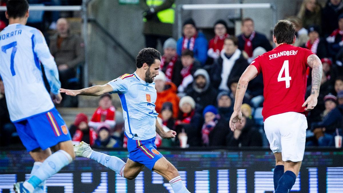 Pedraza debutó con la selección española en Oslo
