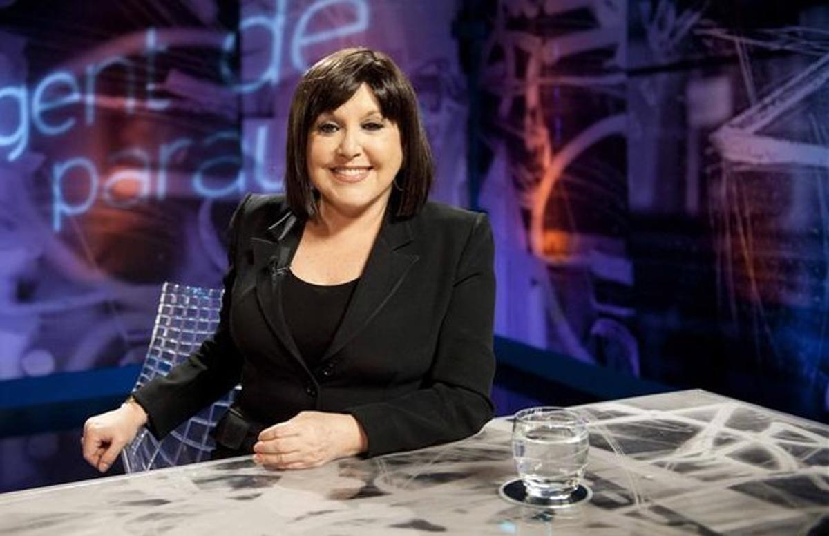 L’actriu Loles León, al programa de TVE ’Gent de paraula’.