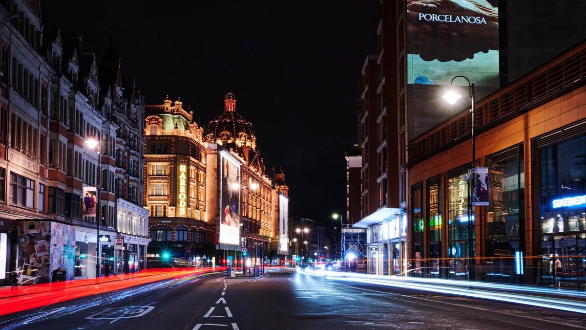 Imagen de la acción promocional de Porcelanosa en Londres.