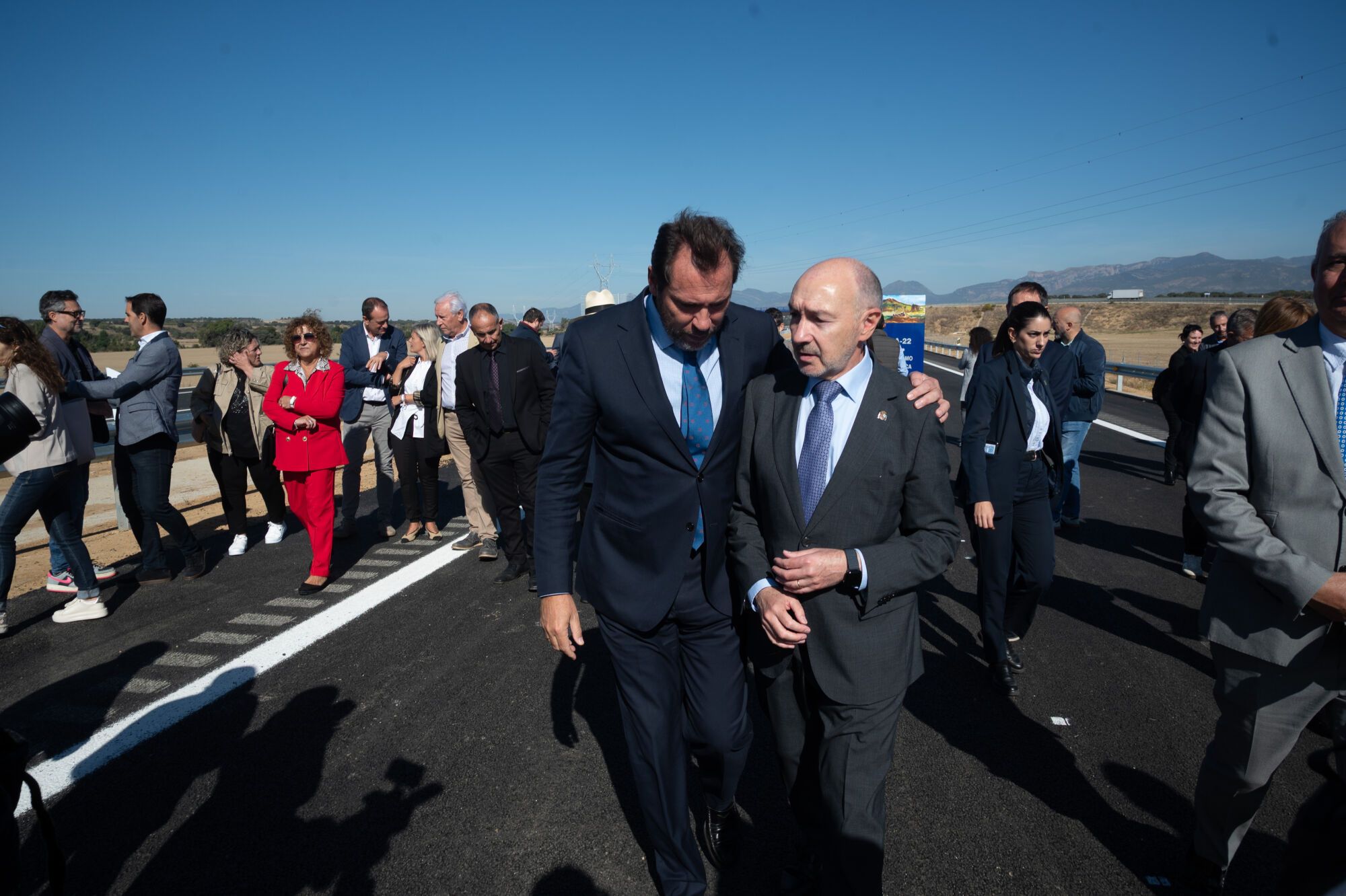 Inauguración del tramo de la A-22 entre Huesca y Siétamo