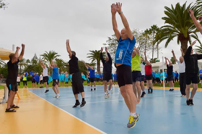 Gimnastas daneses del Festival Blume