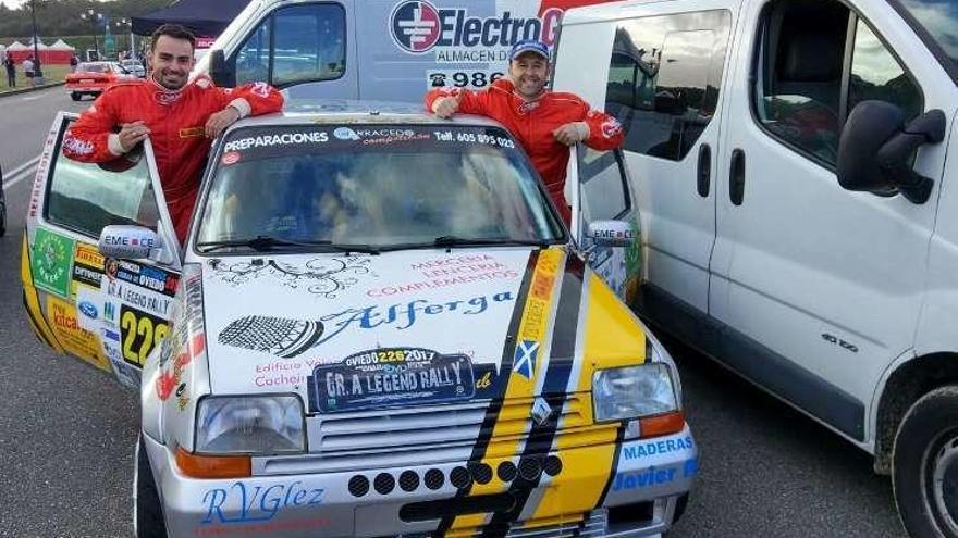 Javier Martínez Carracedo, en el Rally Princesa de Asturias