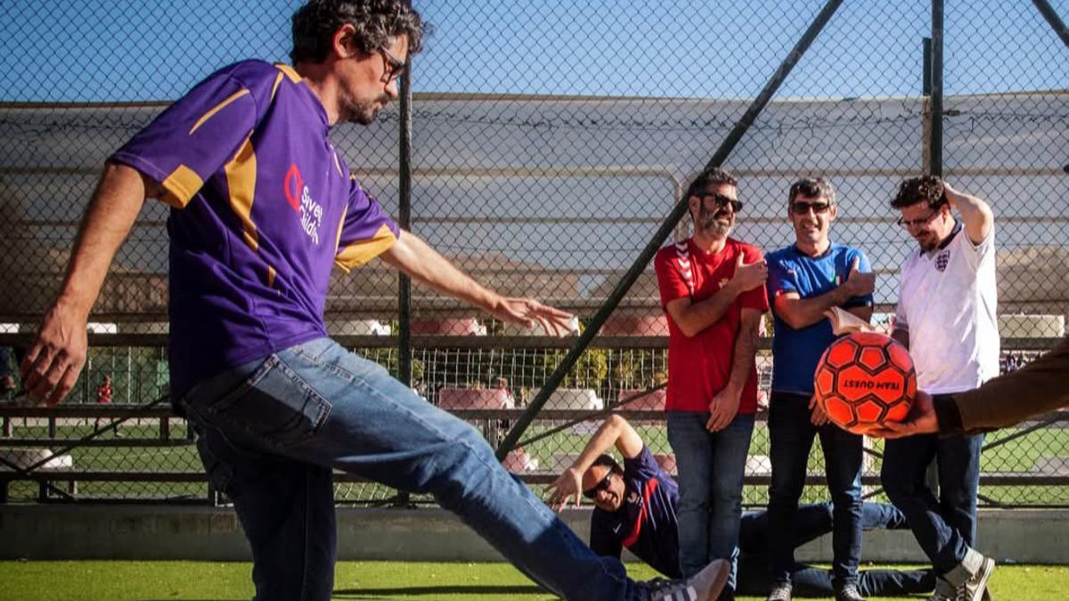 Los componentes de Higinio Carlos 77, José Luis Serrano, Fran Around y José Megatón