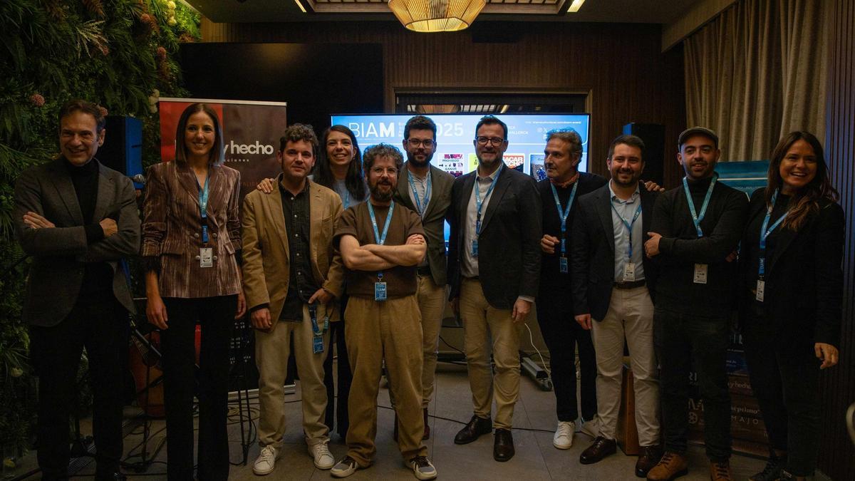 Los asistentes a la presentación de las películas y cortos de Baleares.