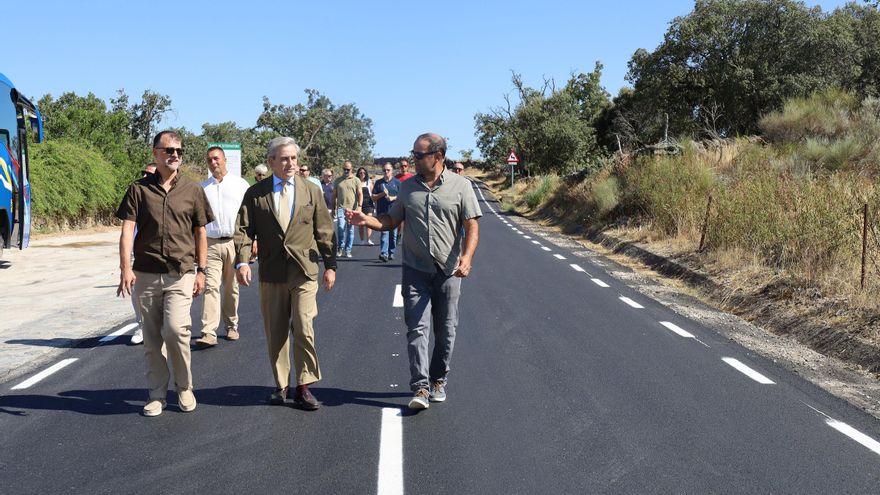 Destinan 260.000 euros en el acondicionamiento del camino rural que une Aceituna y Santa Cruz de Paniagua