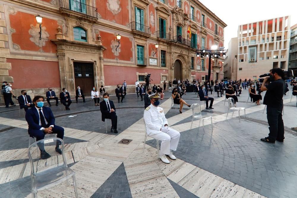 Acto en homenaje a las víctimas del coronavirus en la Región