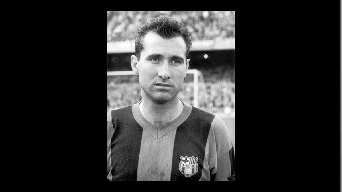 Sígfrid Grácia con la camiseta del FC Barcelona, el club de su vida