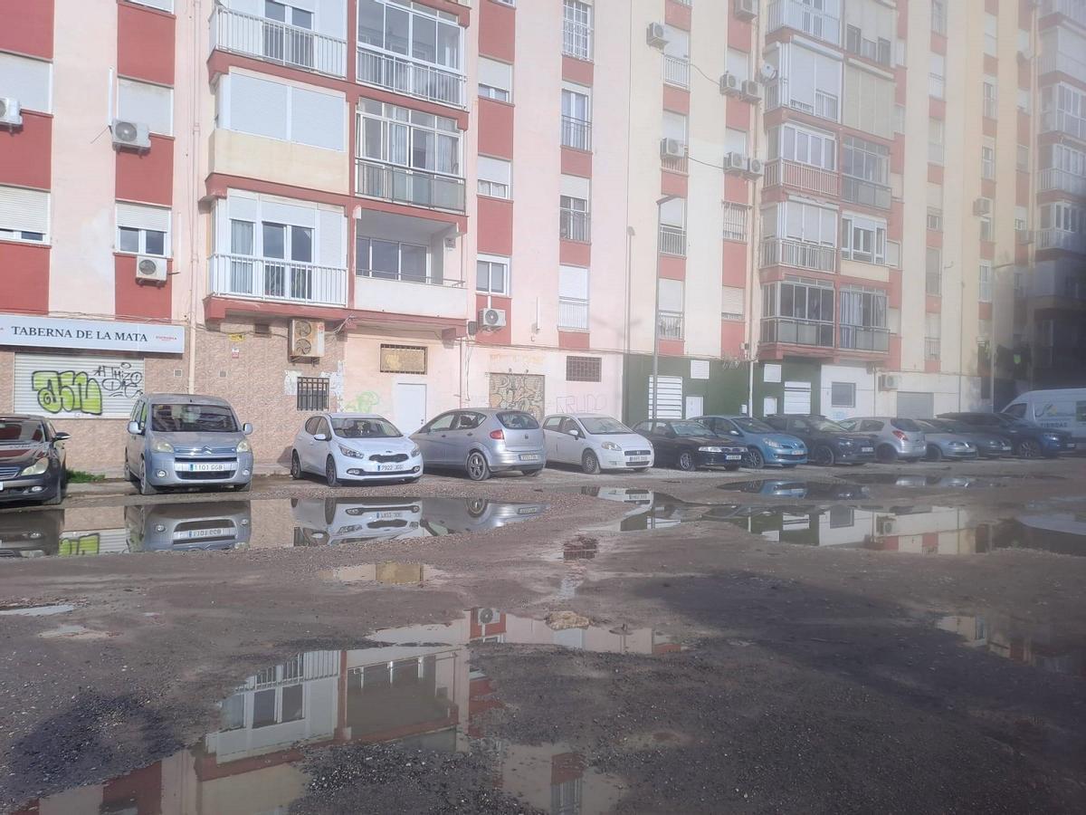 Otra vista del terrizo del Pasaje Ferrería de Heredia, esta semana.