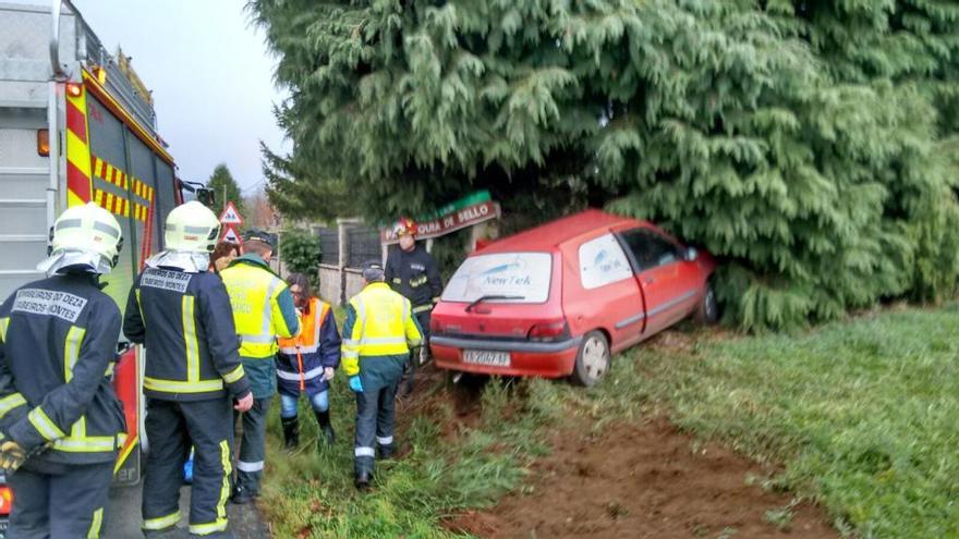 Operativo de seguridad tras el accidente de Sello.