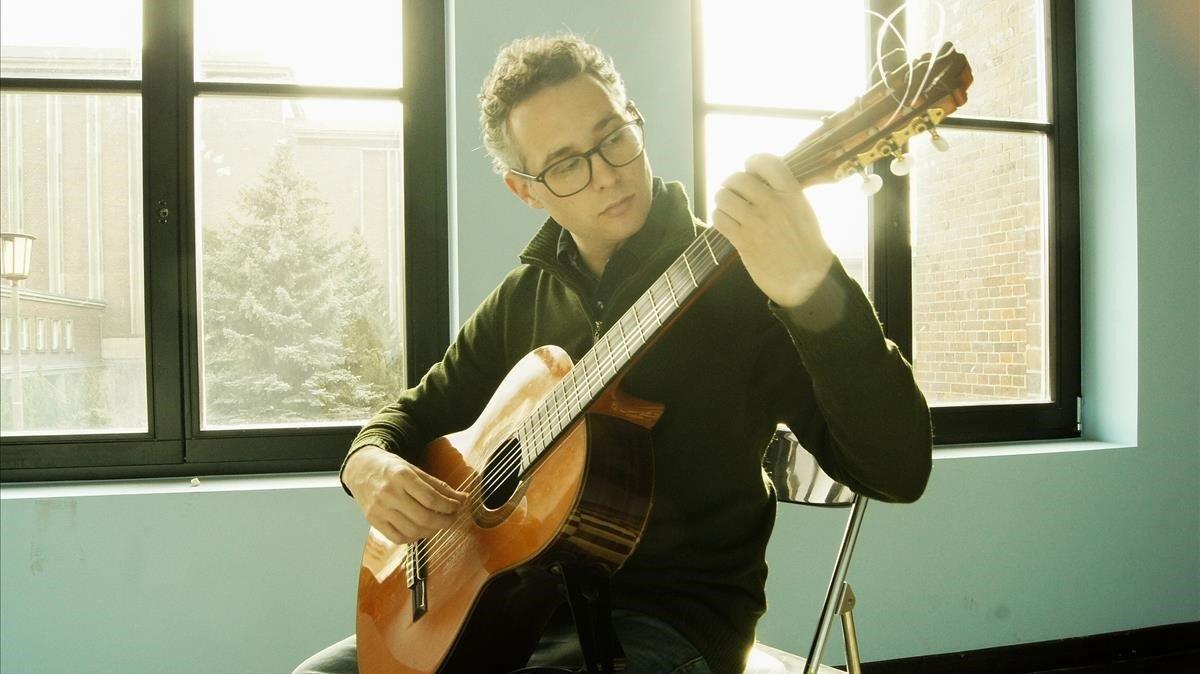 El guitarrista Dani Jané, en Berlín.