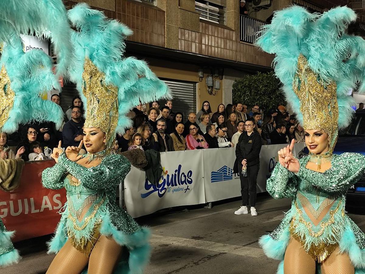 Las imágenes del desfile del Carnaval de Águilas (15 de febrero)