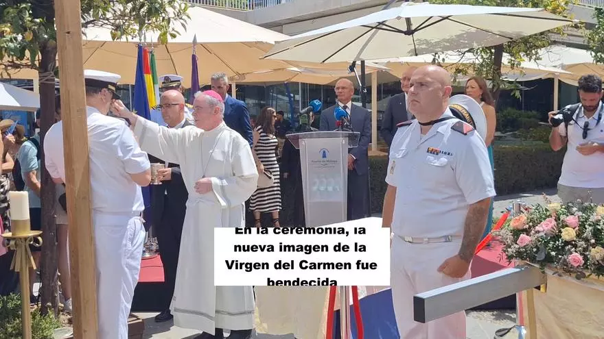 Así ha sido la inauguración de la Capilla del Puerto de Málaga y la bendición de la imagen de la Virgen del Carmen