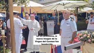 Así ha sido la inauguración de la Capilla del Puerto de Málaga y la bendición de la imagen de la Virgen del Carmen