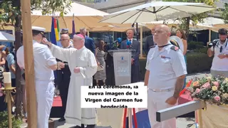Así ha sido la inauguración de la Capilla del Puerto de Málaga y la bendición de la imagen de la Virgen del Carmen