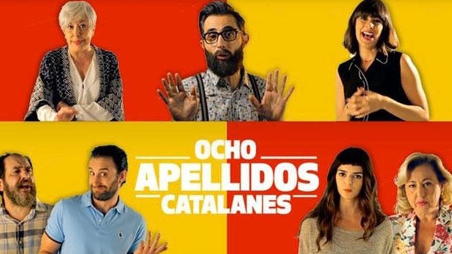 Cartel de ´Ocho apellidos catalanes´