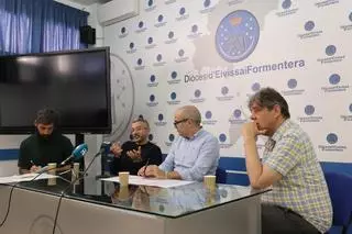 Rueda de prensa de Cáritas Ibiza y representantes de Cáritas Rabat, en imágenes