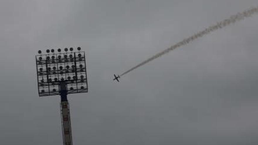 Vuelos de prueba, ayer, de la Patrulla Águila en Alicante