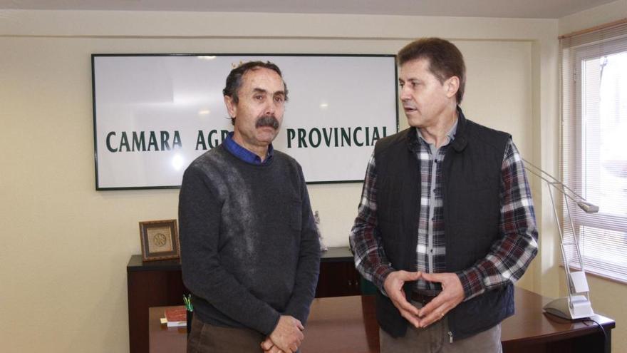 José Roales, a la izquierda, junto a MIguel Blanco